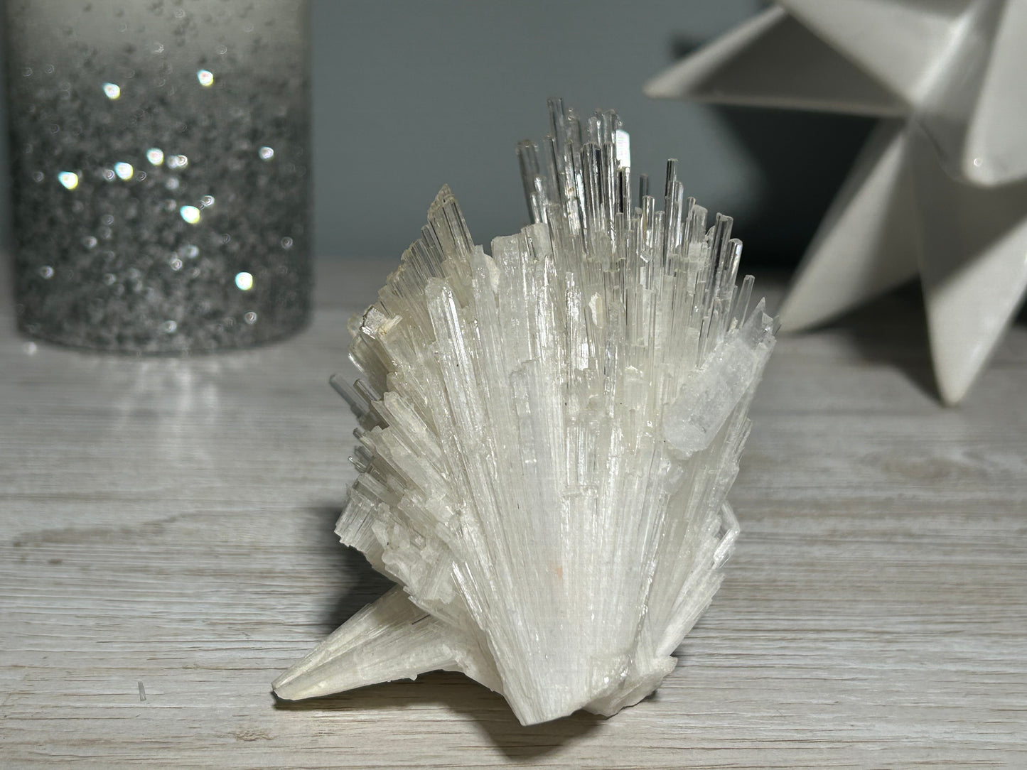 Natural Scolecite Cluster (4.4", 111mm)