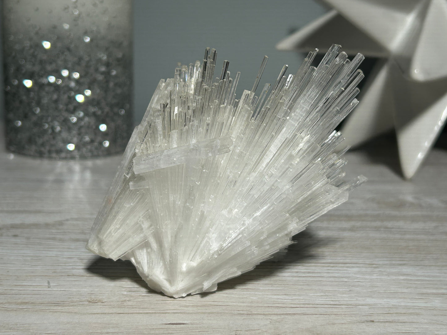 Natural Scolecite Cluster (4.4", 111mm)