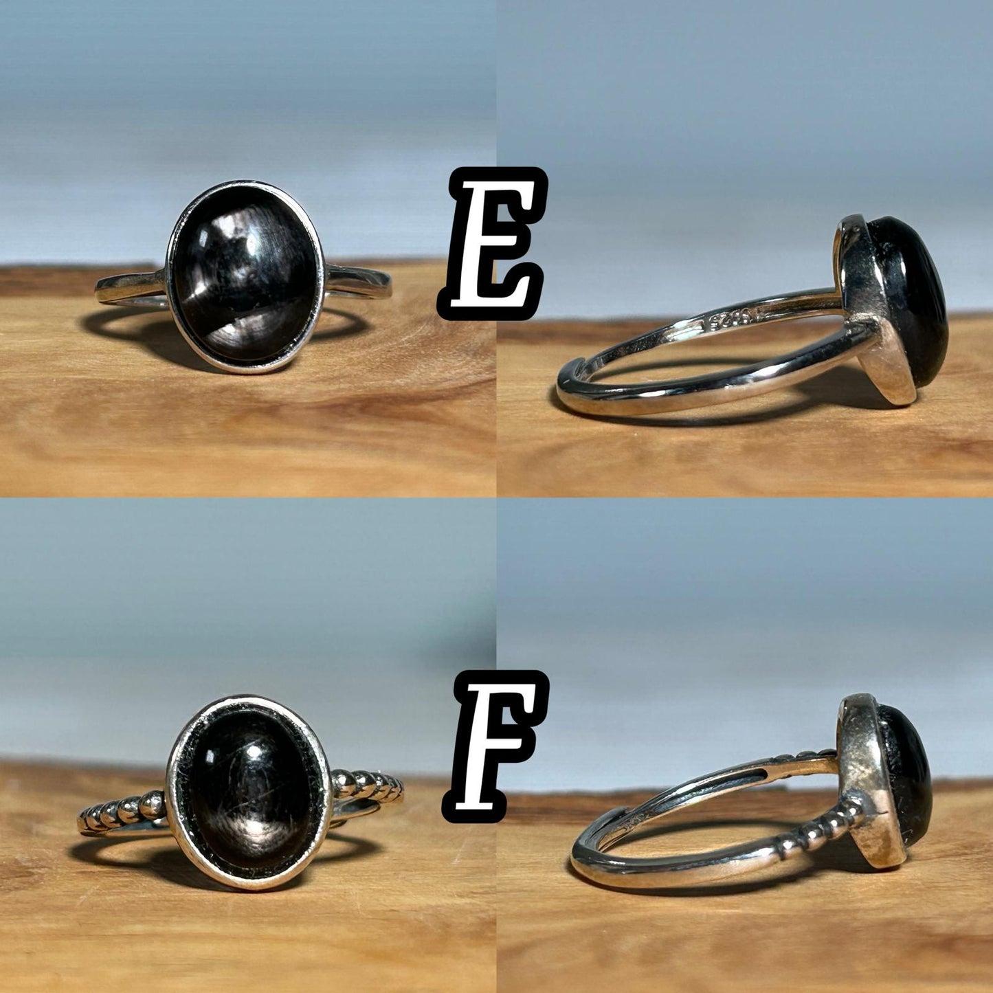 Hypersthene Sterling Silver Rings & Pendants