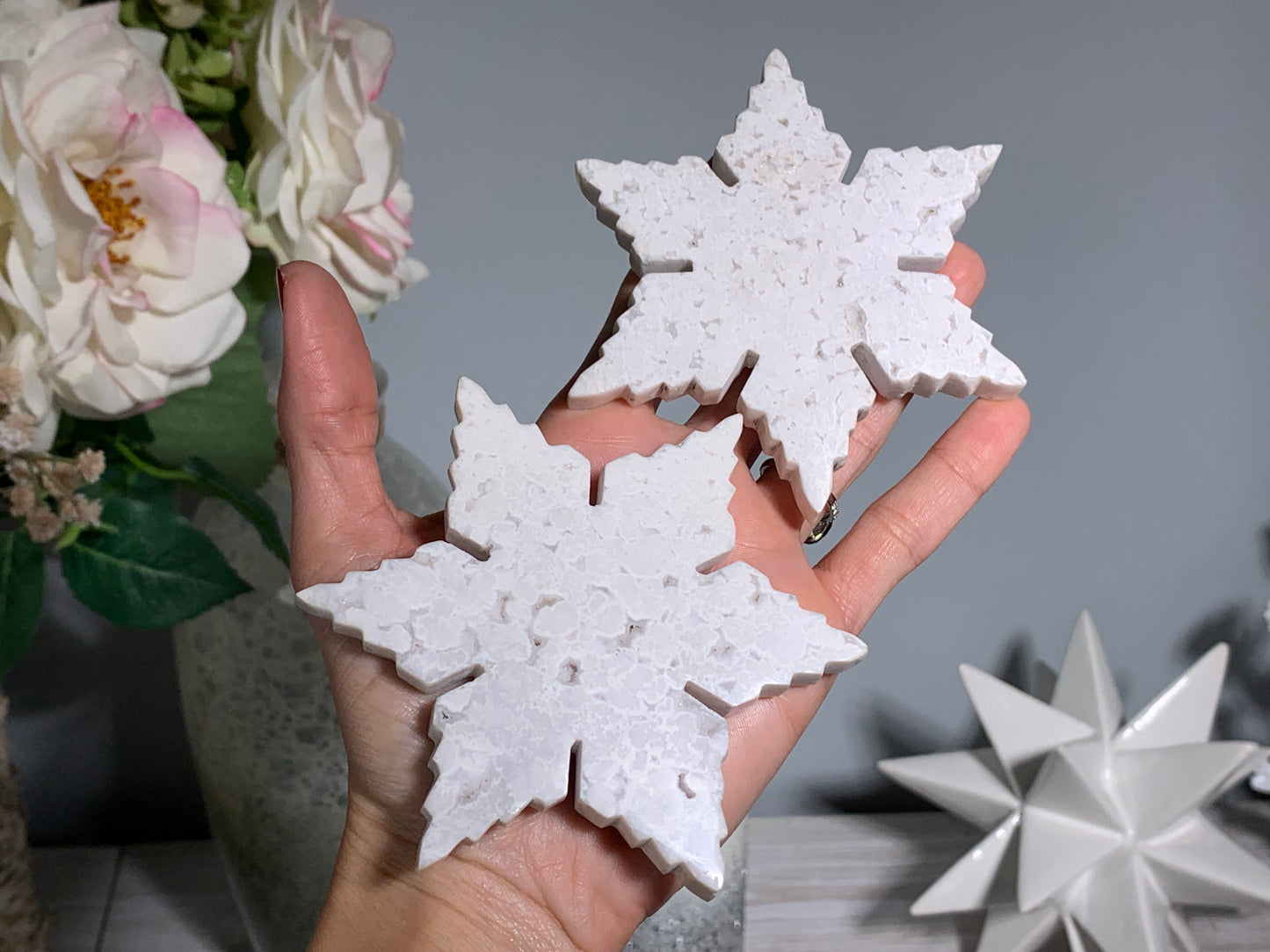 Snow Quartz Snowflake