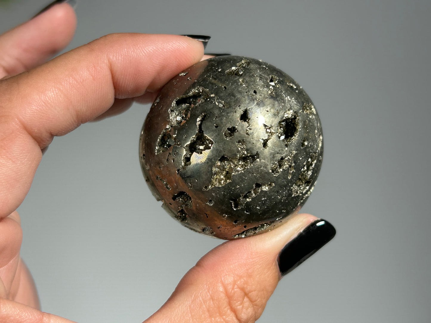 Pyrite Sphere (1.6", 41mm)
