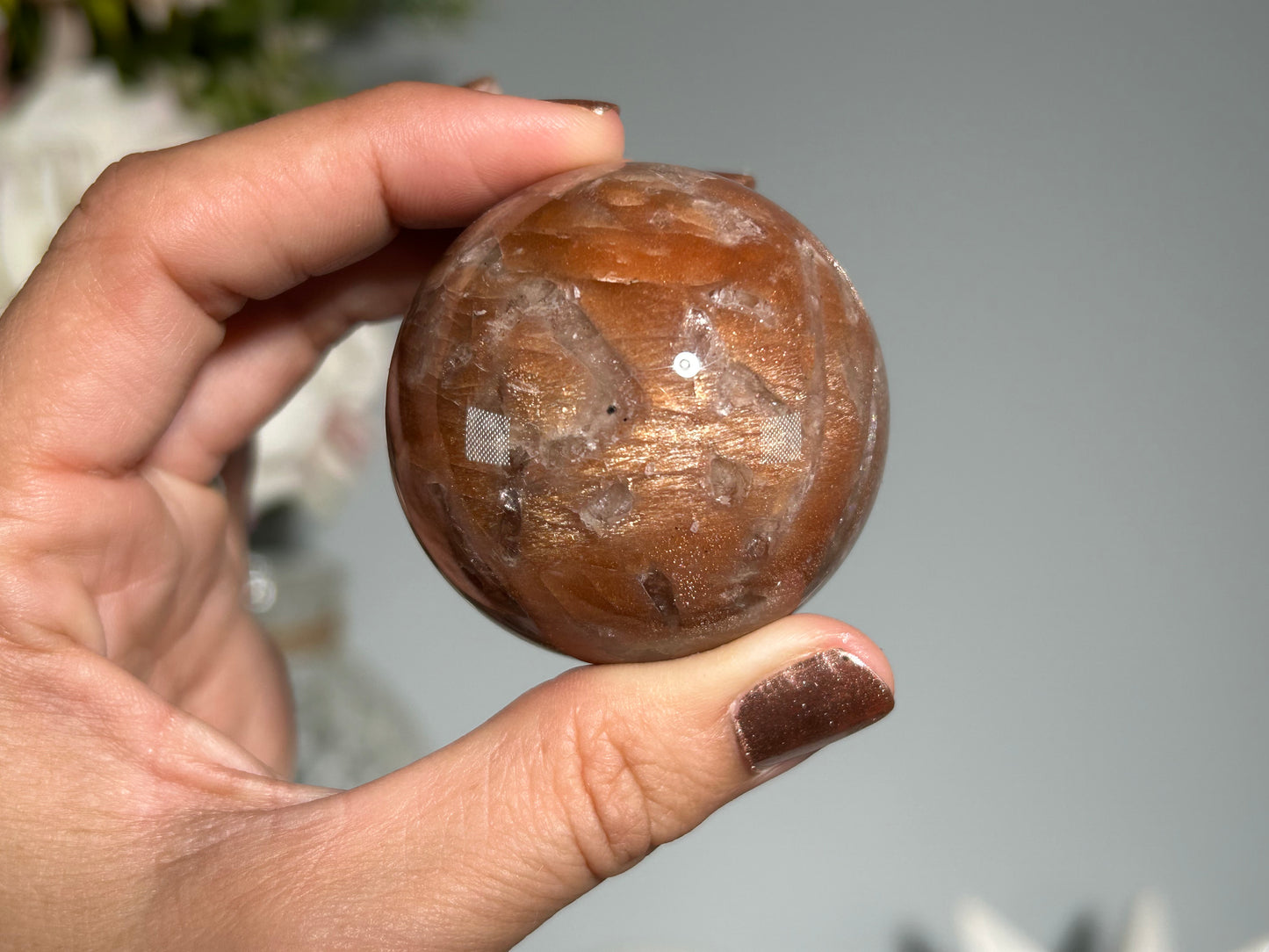 Confetti Sunstone Sphere (1.8", 47mm)