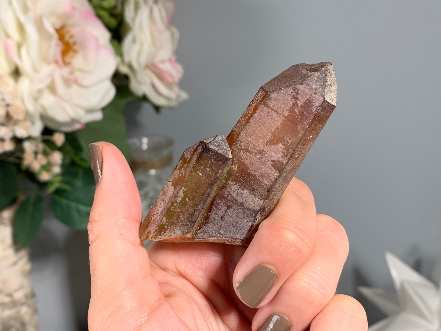 Congo Smoky Citrine Point (2.8", 71mm)