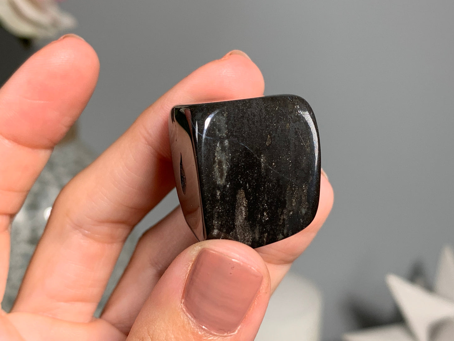 Tumbled Black Onyx