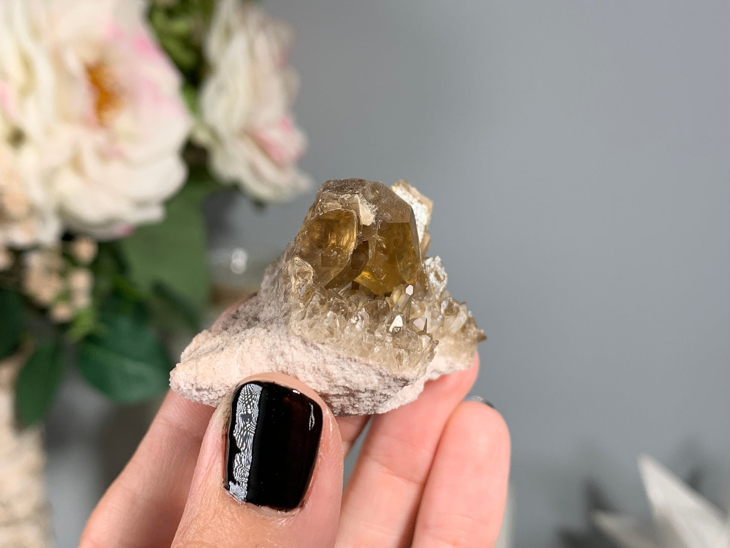 Congo Smoky Citrine Cluster (2.2", 55mm)