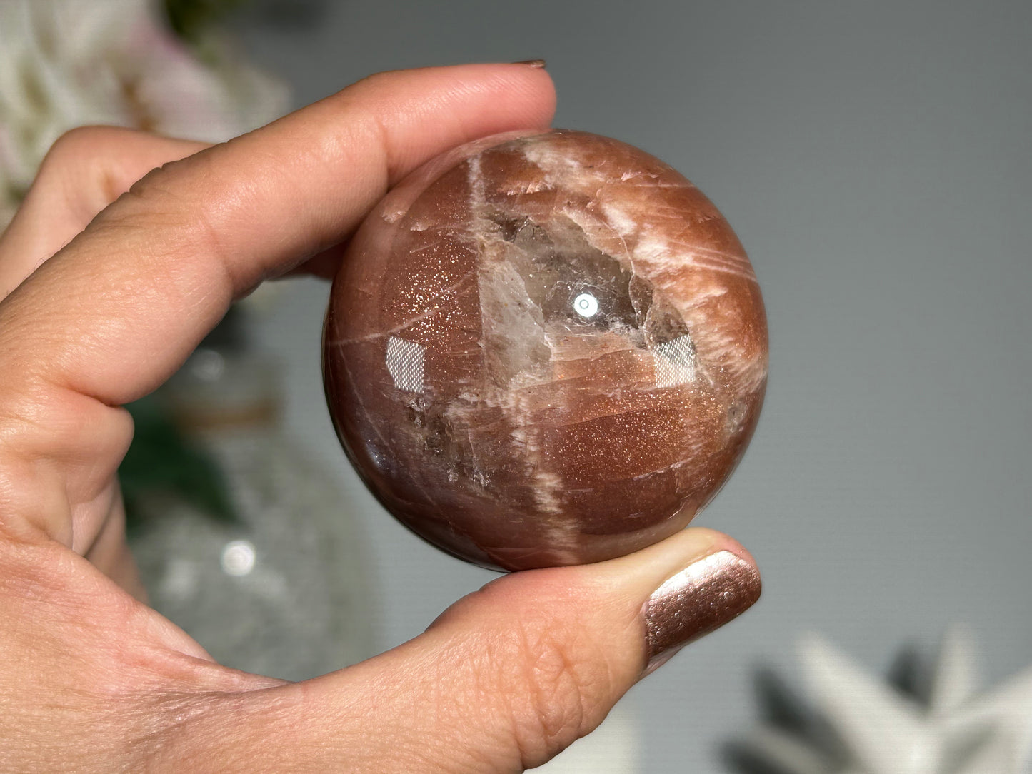 Confetti Sunstone Sphere (1.9", 48mm)