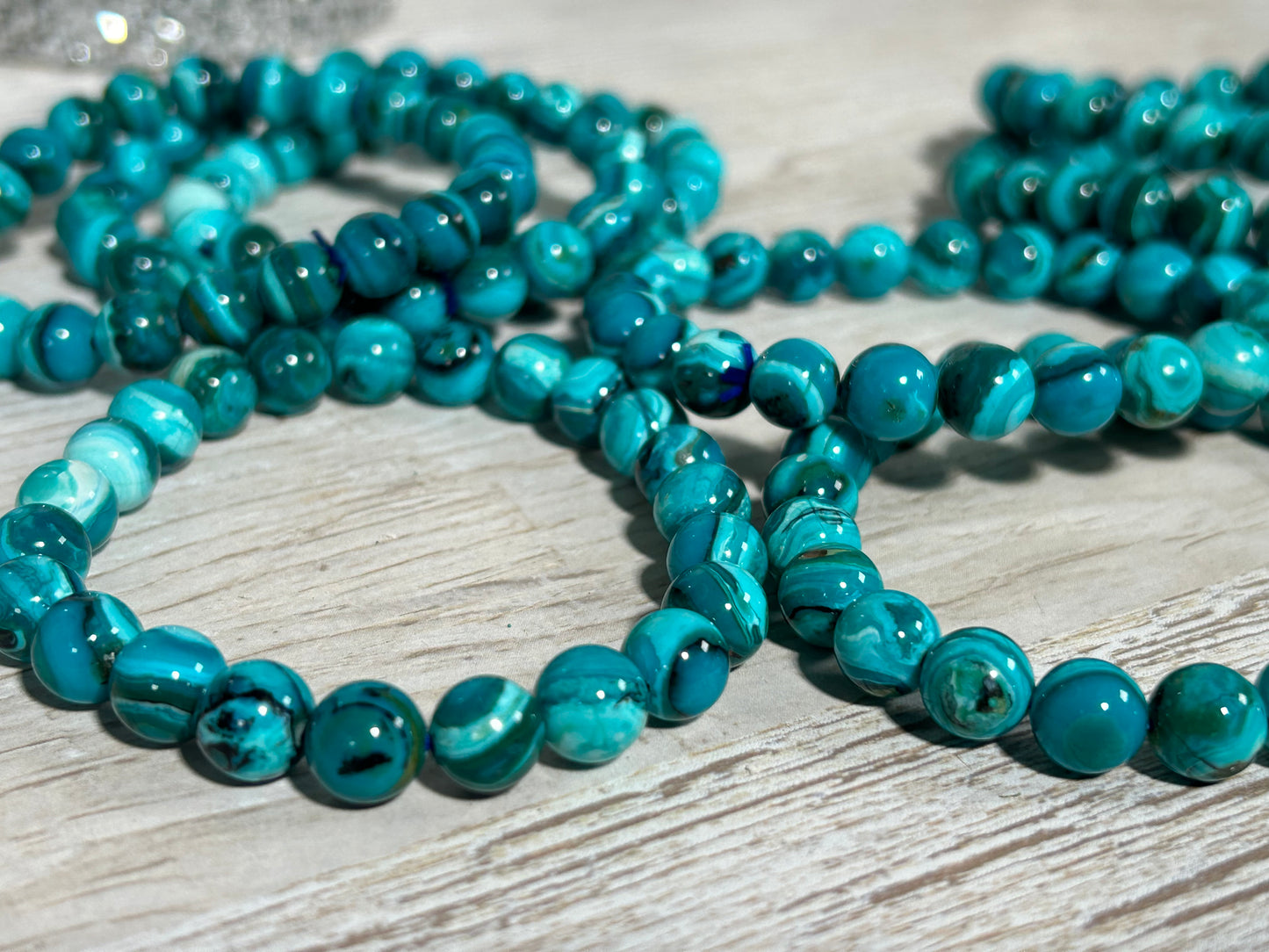 8mm Chrysocolla Bracelet