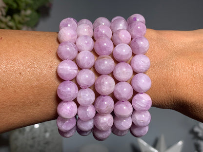 10mm Purple Kunzite Bracelet