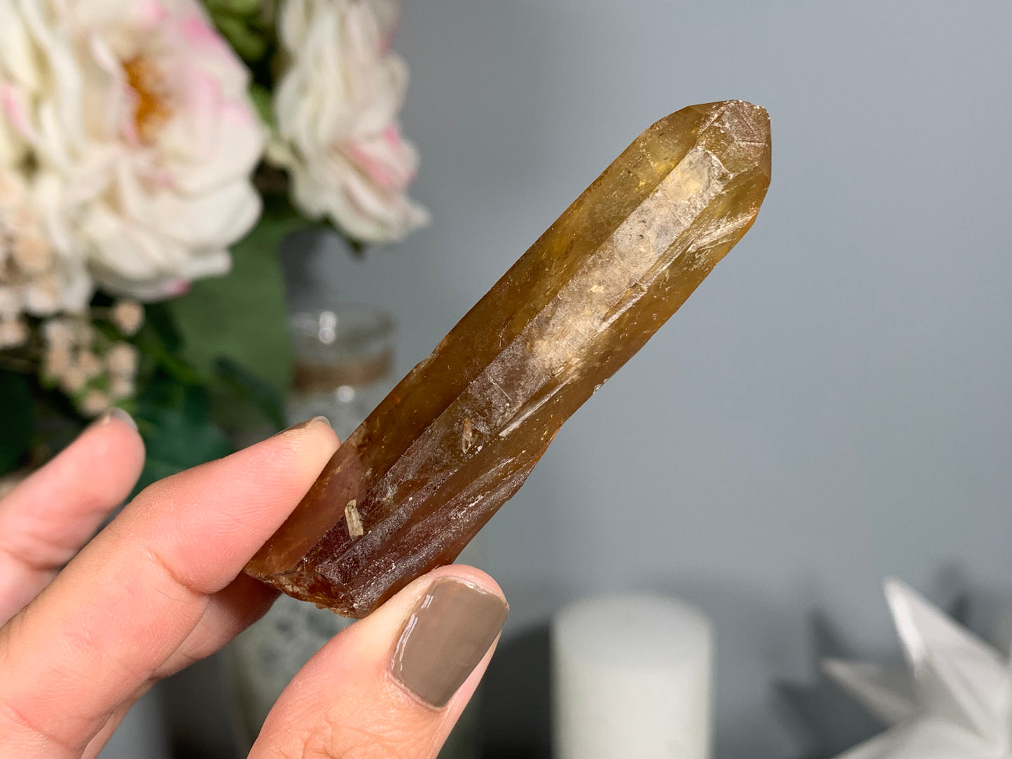 Congo Smoky Citrine Point (3", 77mm)