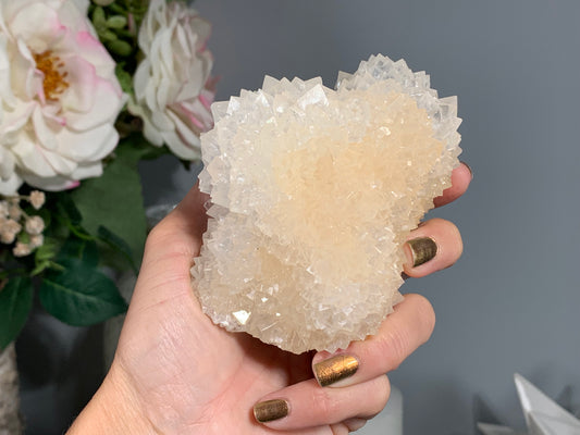 Natural Premium Calcite Flower (4", 101mm)