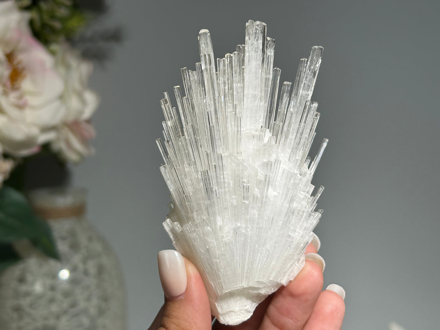 Natural Scolecite Cluster (4", 103mm)