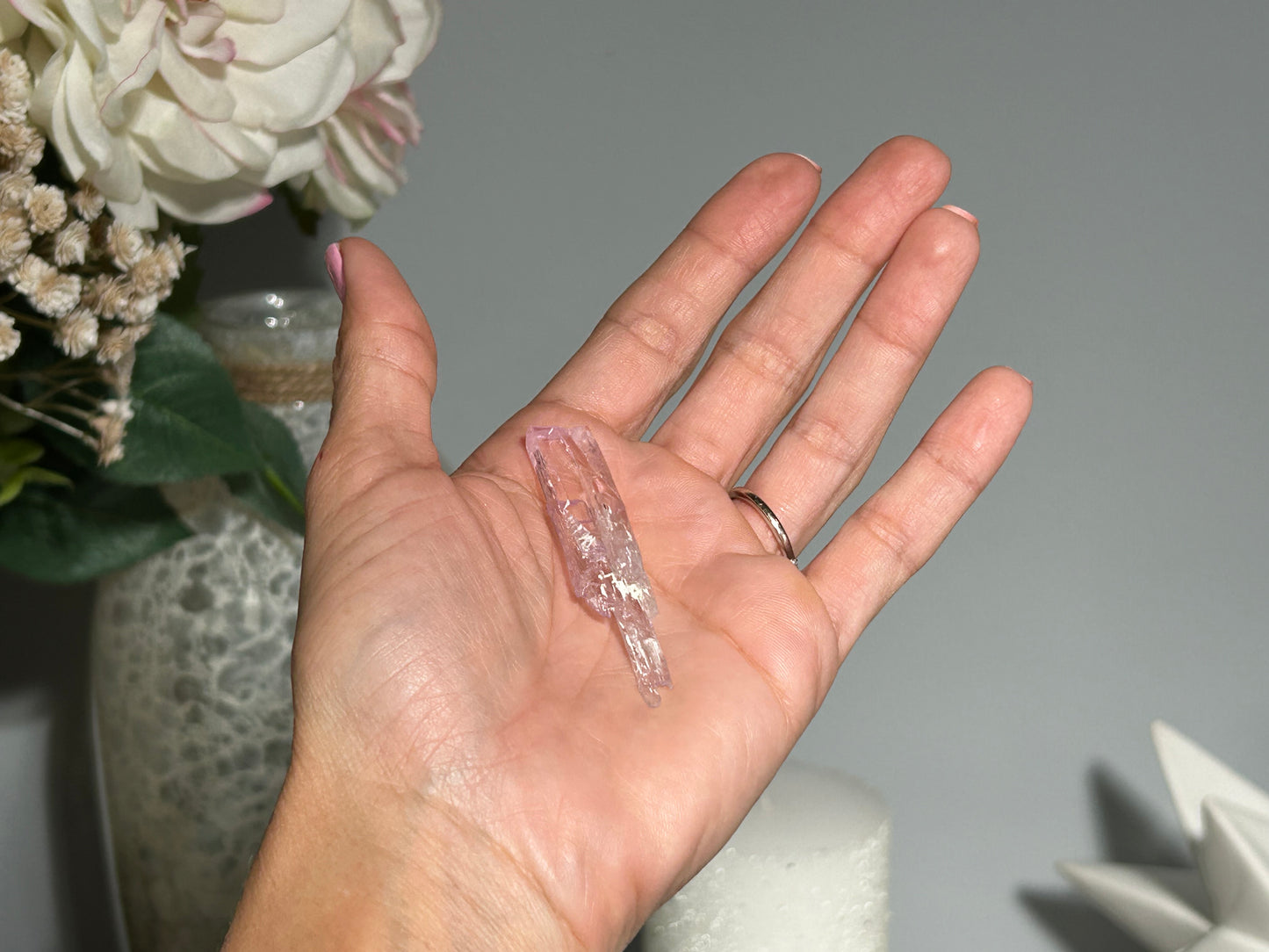 Natural Purple Kunzite Point (2.2", 57mm)