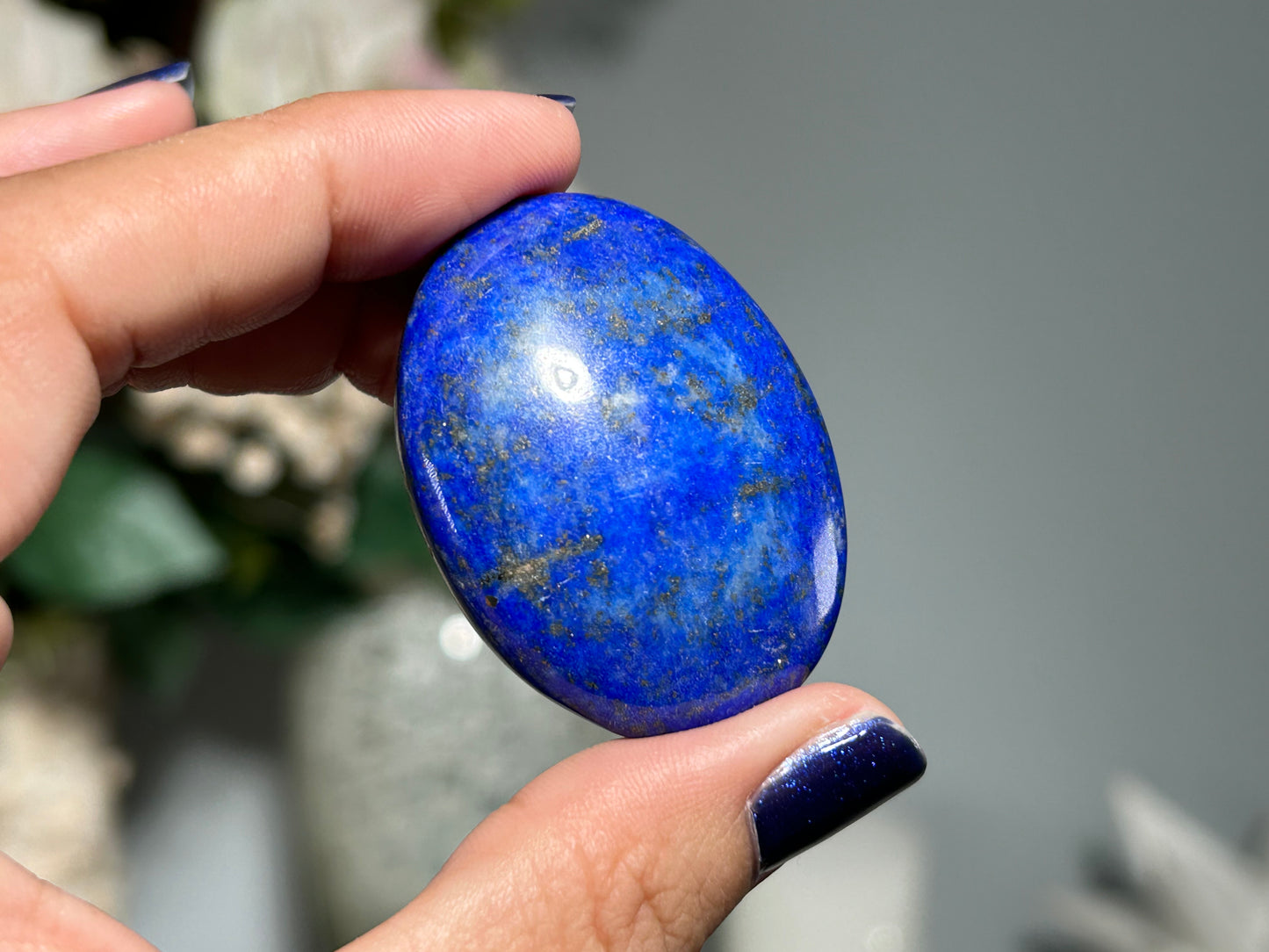 Lapis Lazuli Palm Stone Small