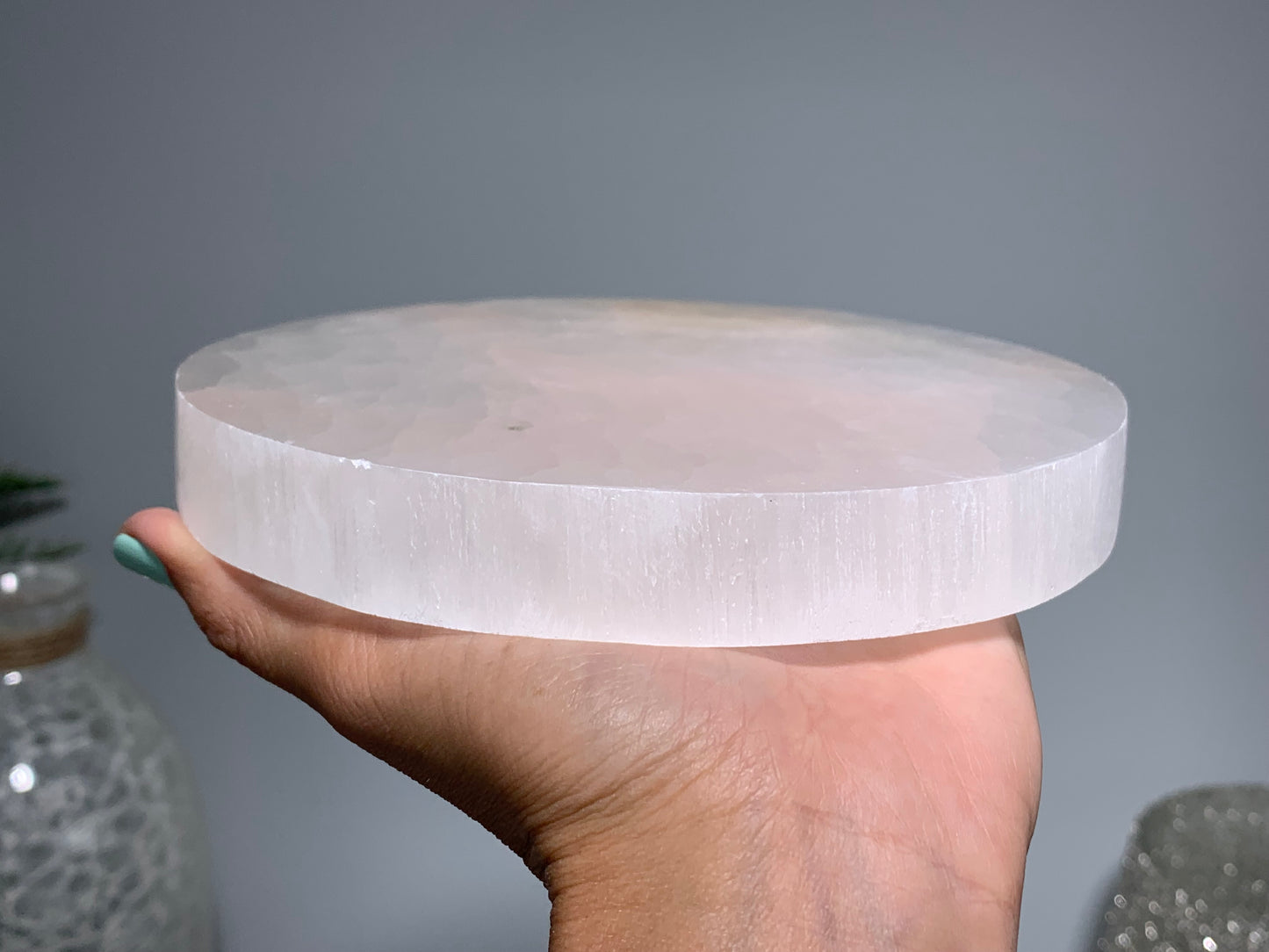 Selenite Disk (6")