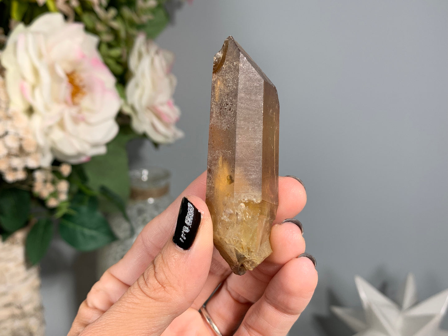 Congo Smoky Citrine Point (2.8", 71mm)