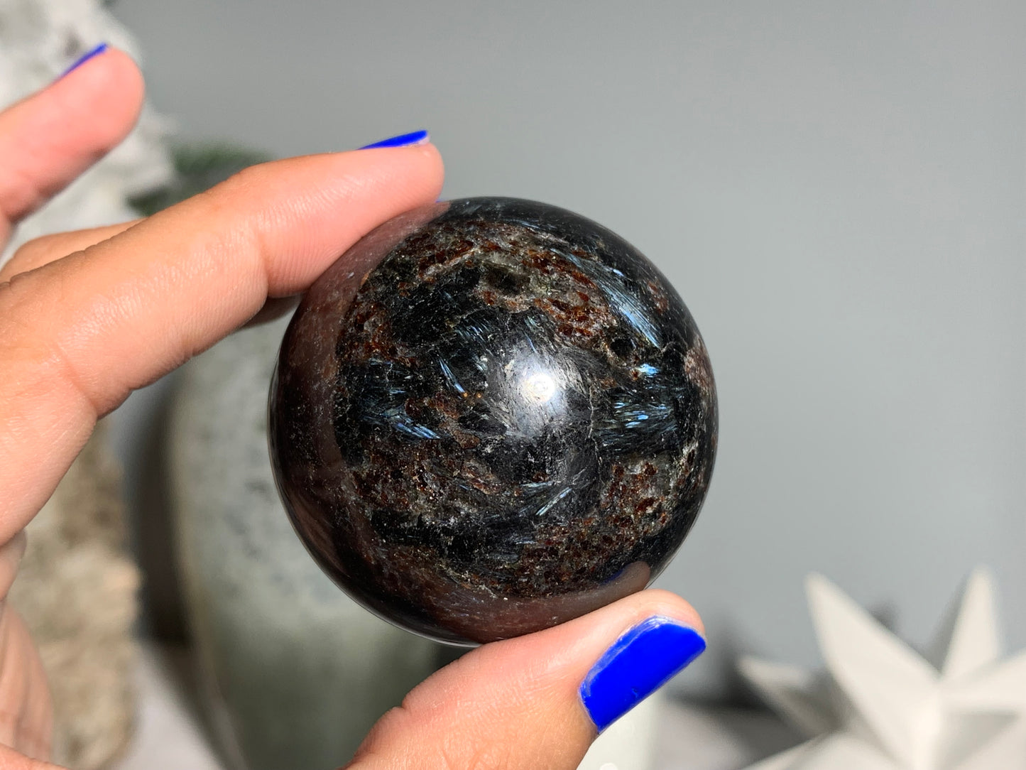 Grade A+ Anthophyllite Sphere (1.75" 45mm)