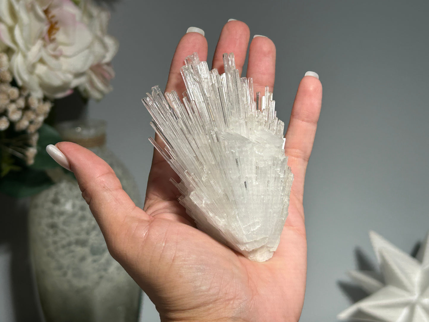Natural Scolecite Cluster (4", 103mm)