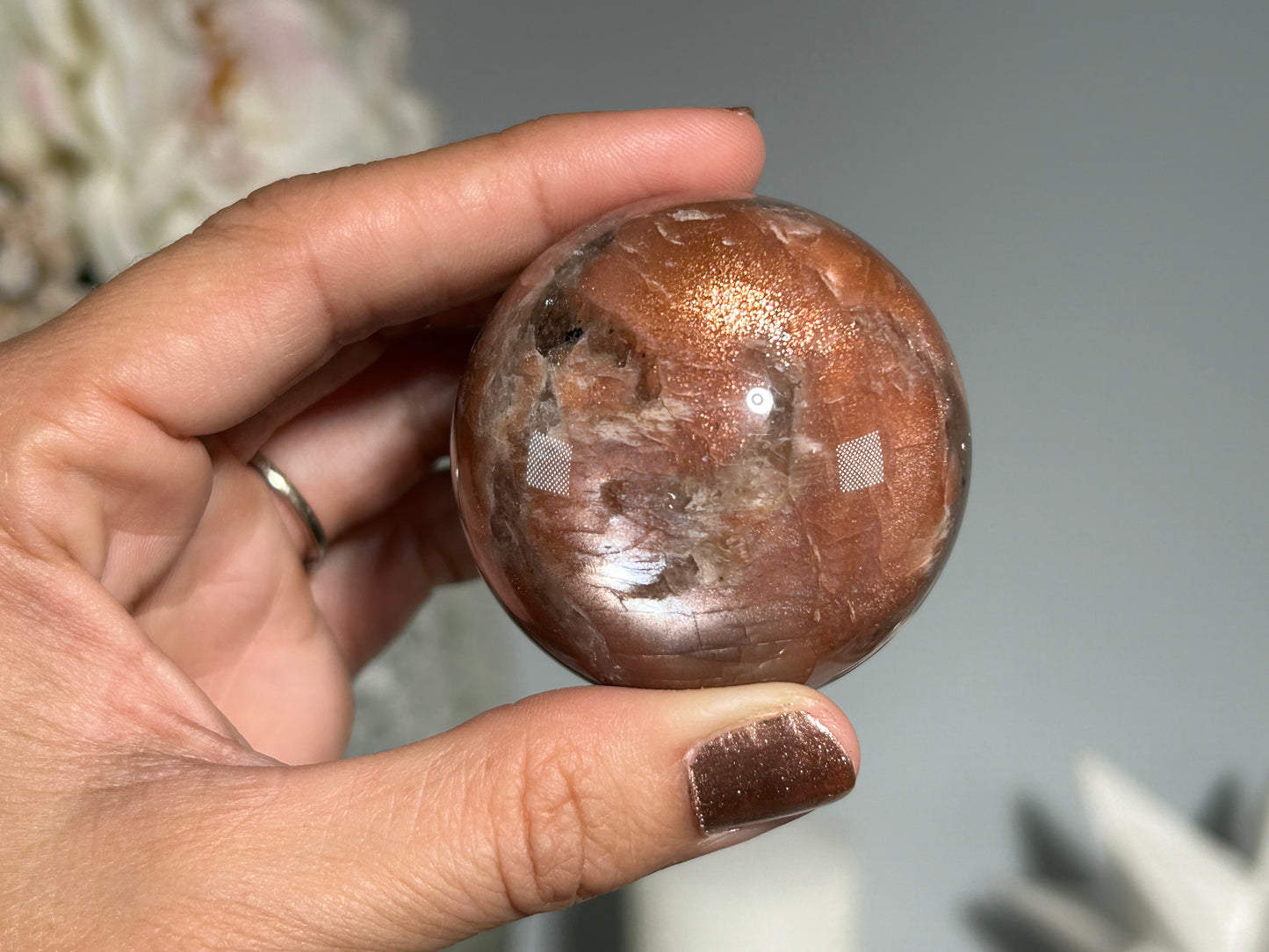 Confetti Sunstone Sphere (1.9", 48mm)