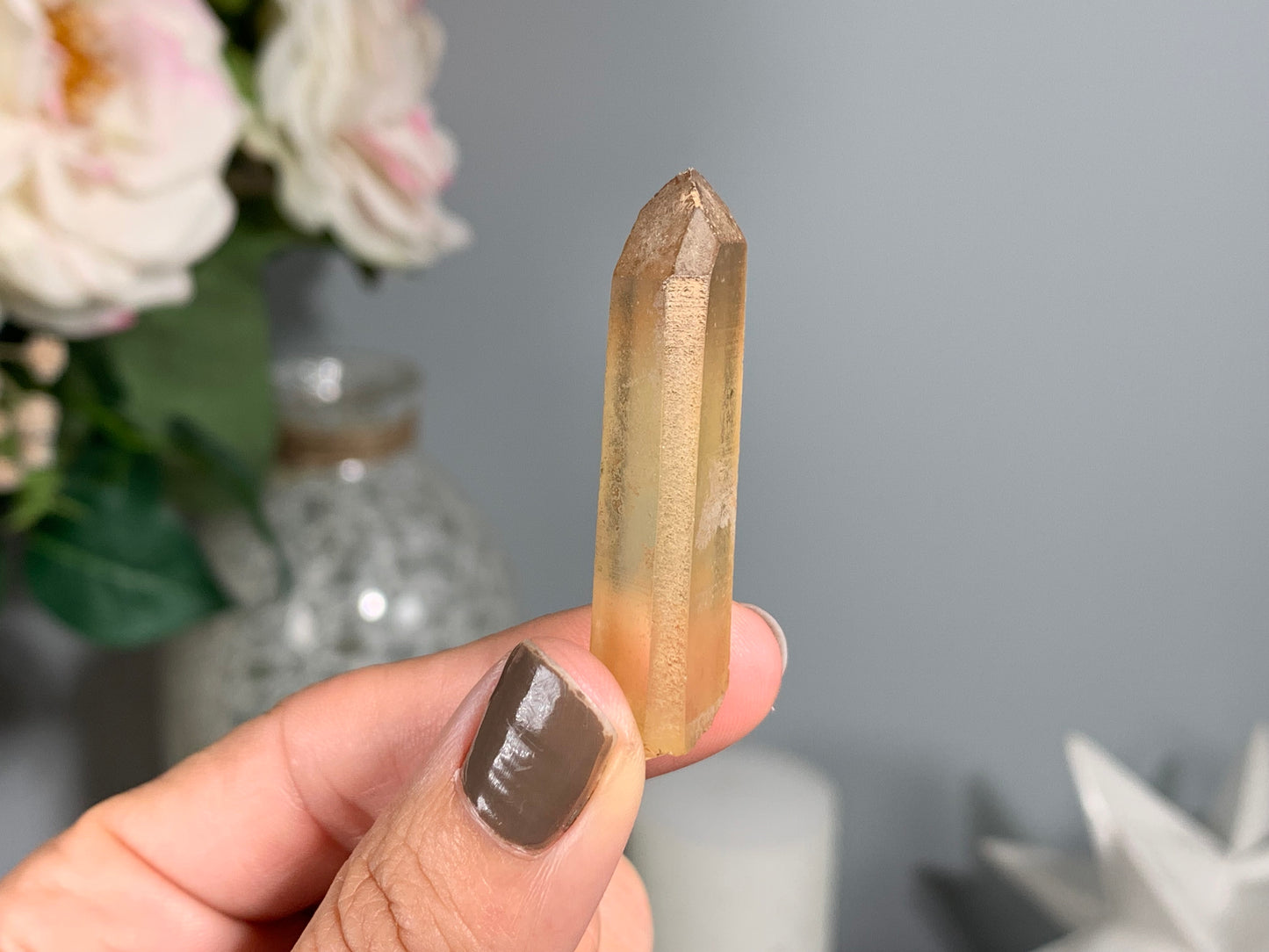 Congo Smoky Citrine Point (1.8", 47mm)