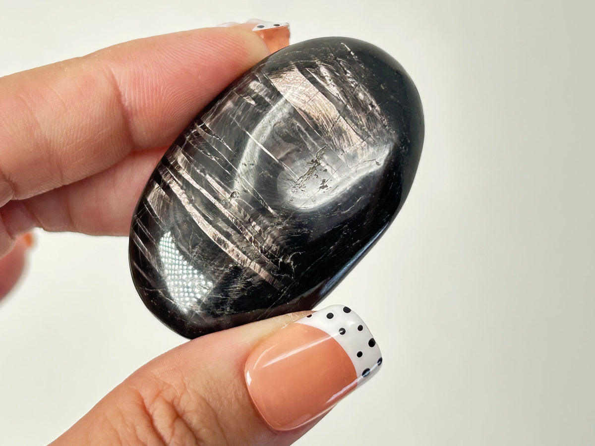 Hypersthene Palm Stone #40