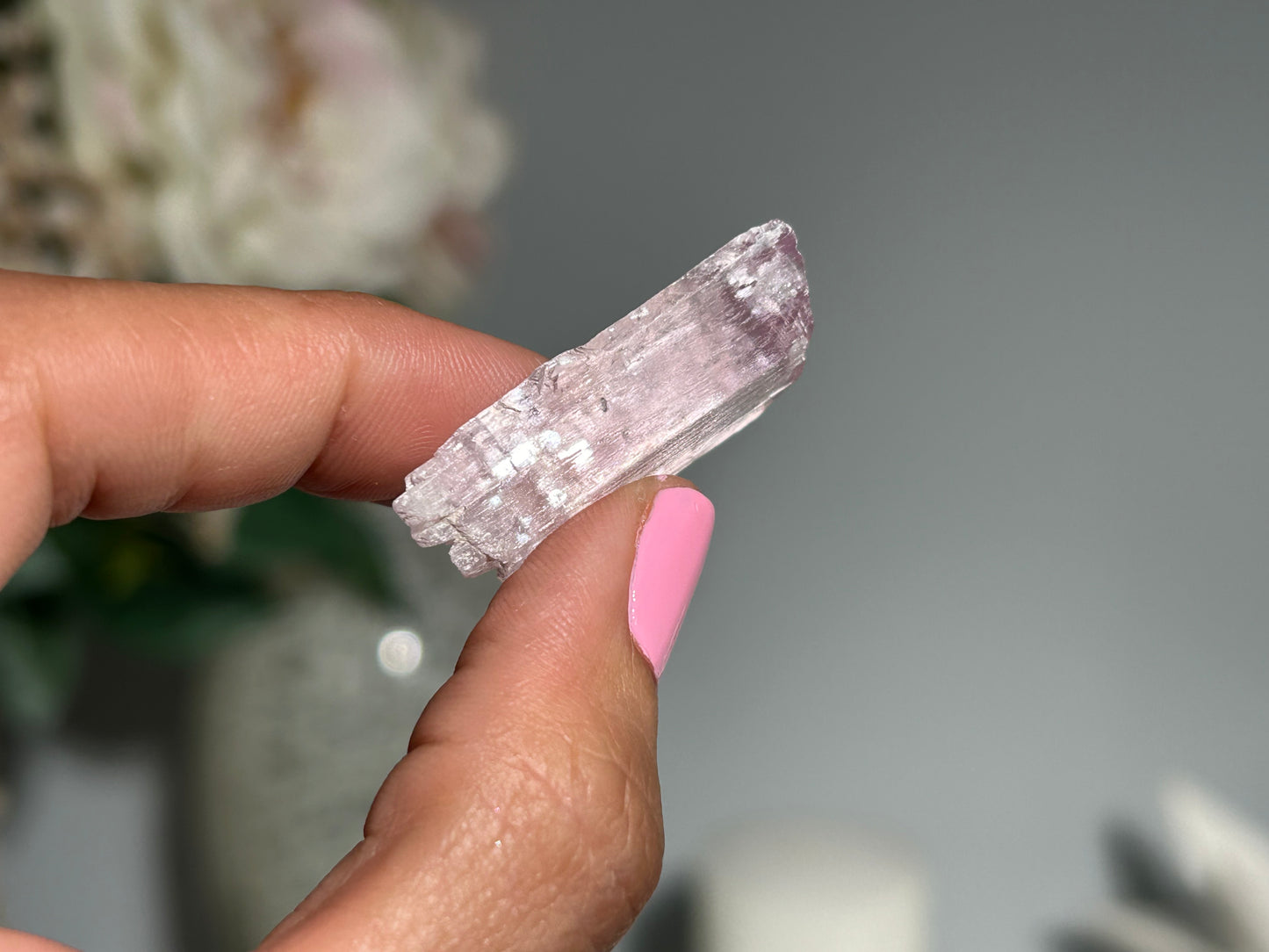 Natural Purple Kunzite Point (1.3", 34mm)