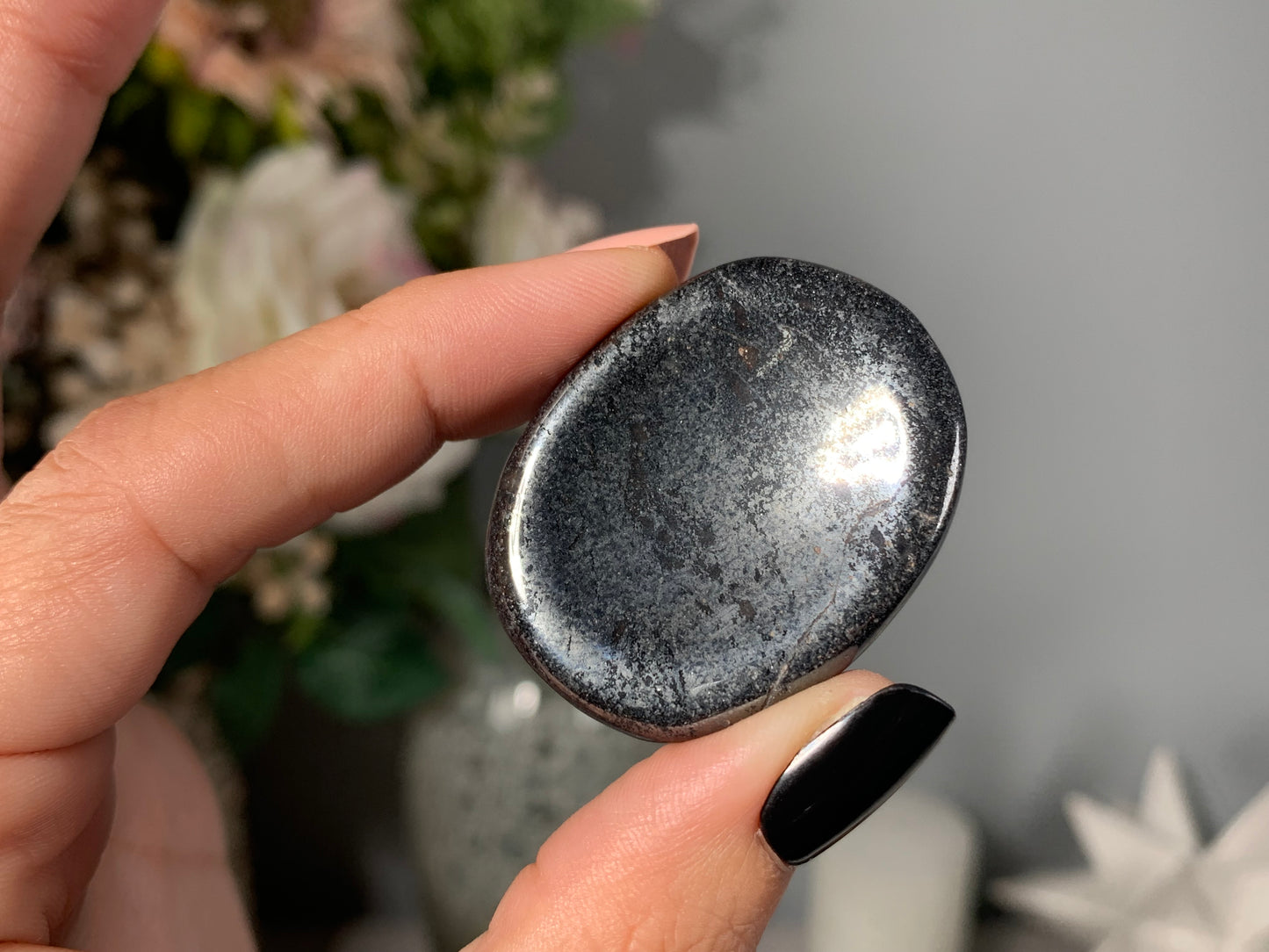 Hematite Thumb Stone