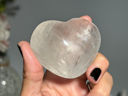 Optical Calcite Heart #OC42