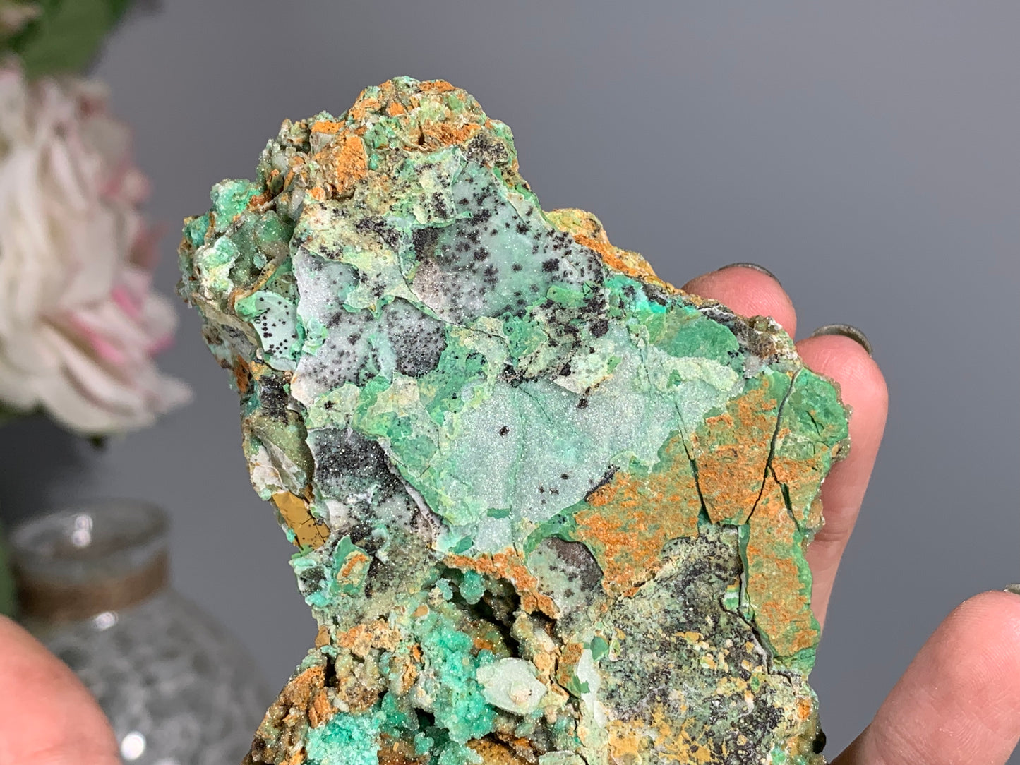 Druzy Chrysoprase (5.2", 131mm)