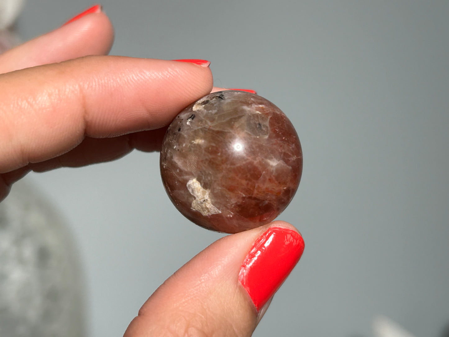 Confetti Sunstone Sphere (0.9", 24mm)