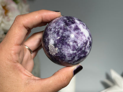 Lepidolite Sphere (2.2", 56mm)