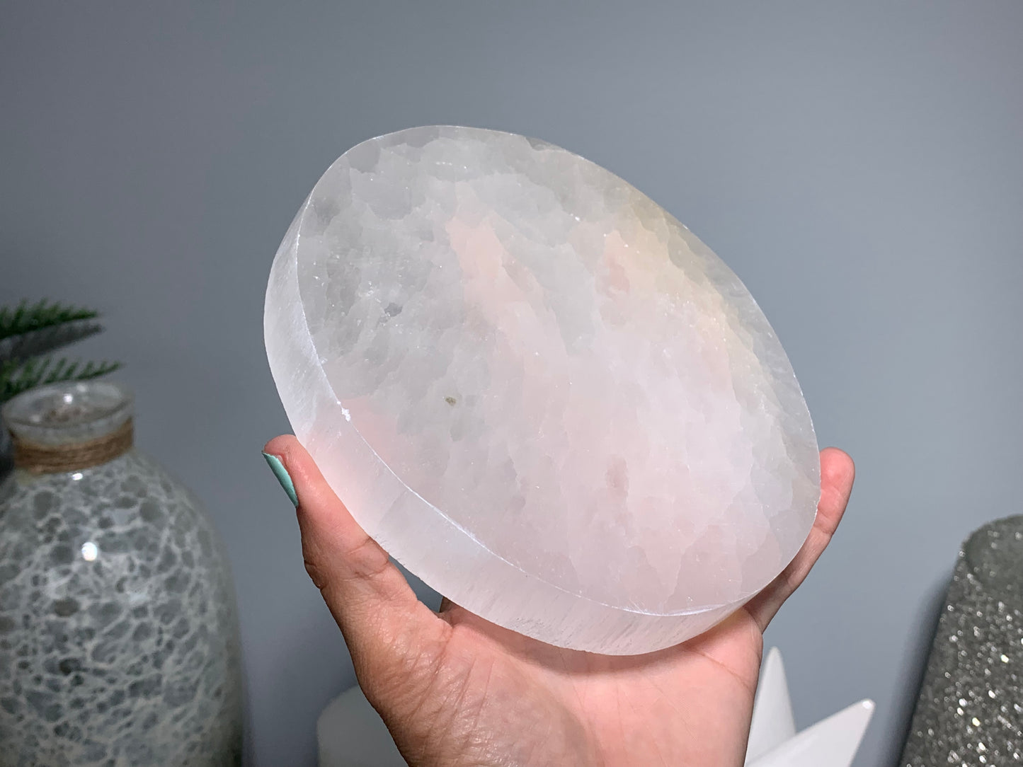 Selenite Disk (6")