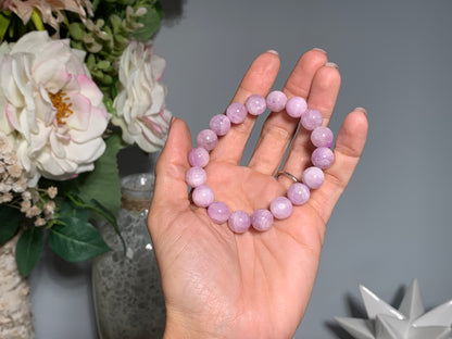 10mm Purple Kunzite Bracelet