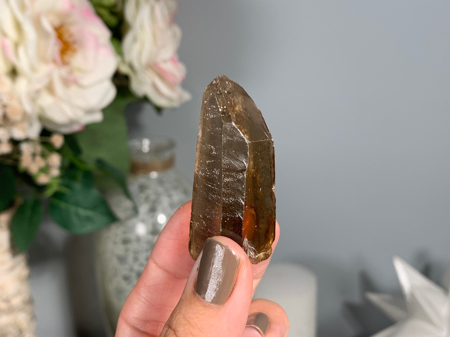 Congo Smoky Citrine Point (1.9", 49mm)