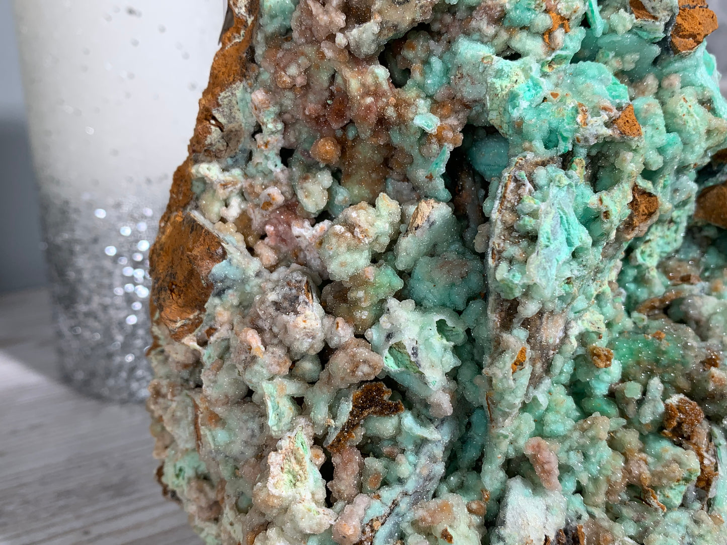 Druzy Chrysoprase (6.1", 155mm)