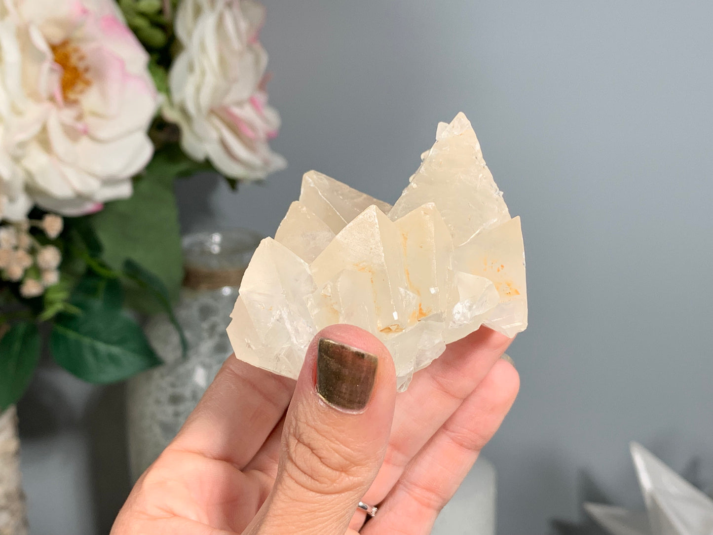 Natural Premium Calcite Flower (2.5", 63mm)