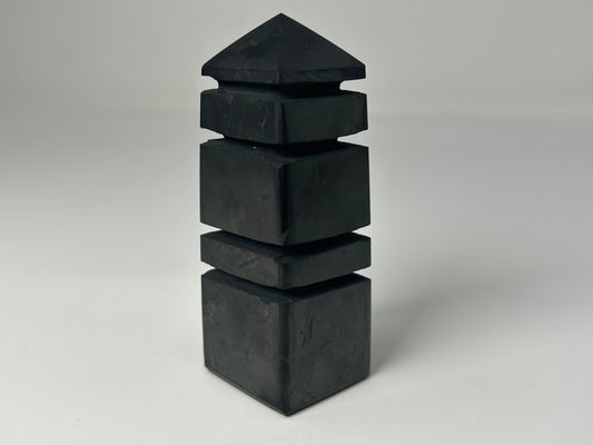 Shungite Japanese Tower (3.1", 80mm)