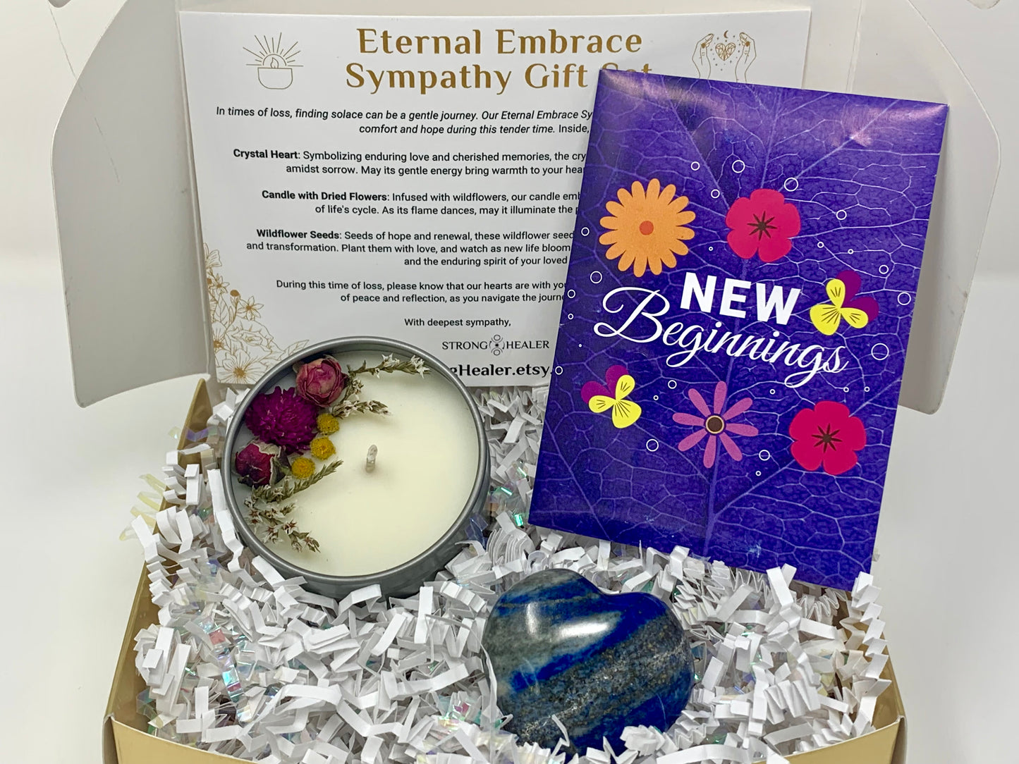 Eternal Embrace Sympathy Gift Set (2oz Candle)