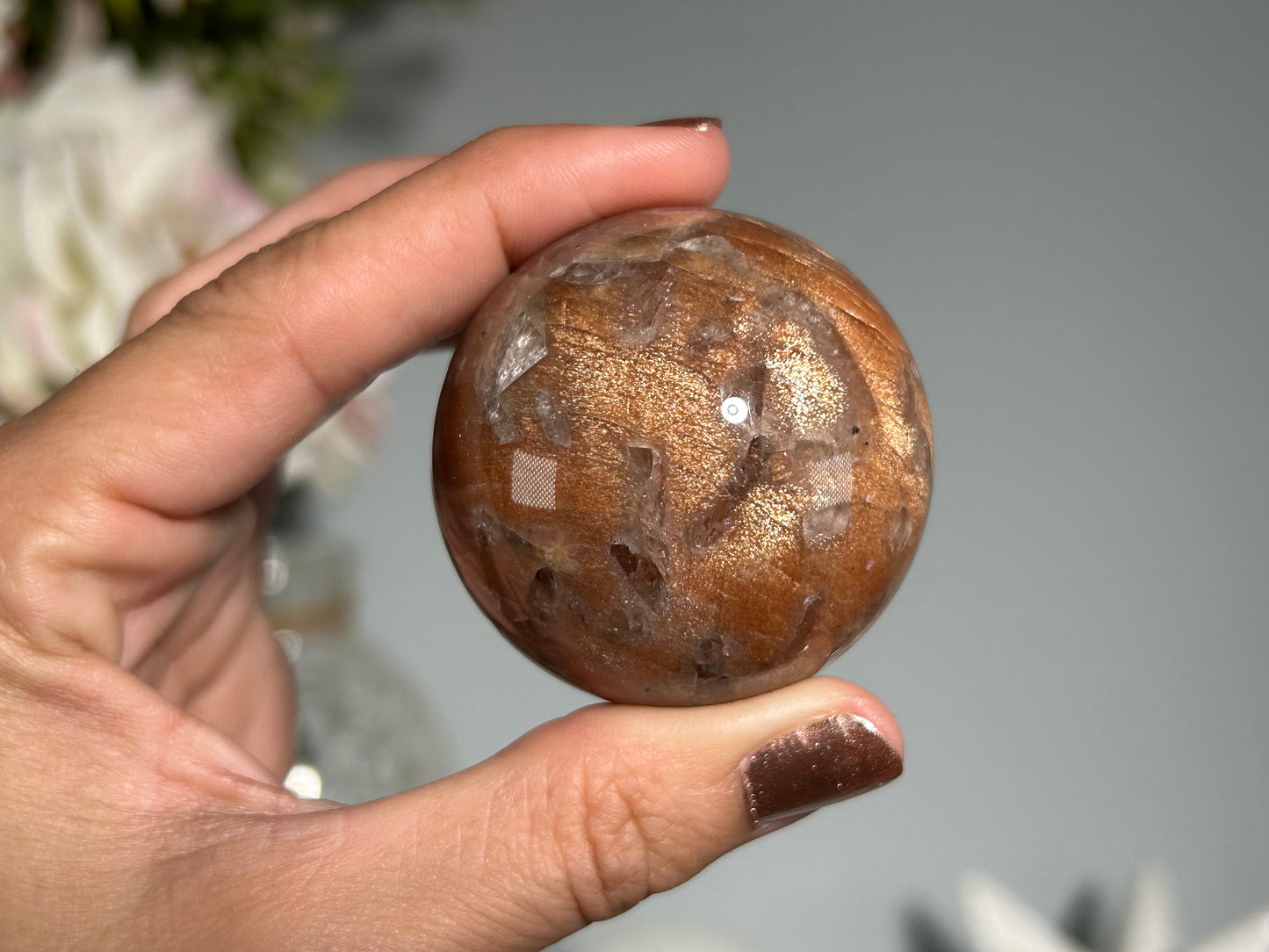 Confetti Sunstone Sphere (1.8", 47mm)