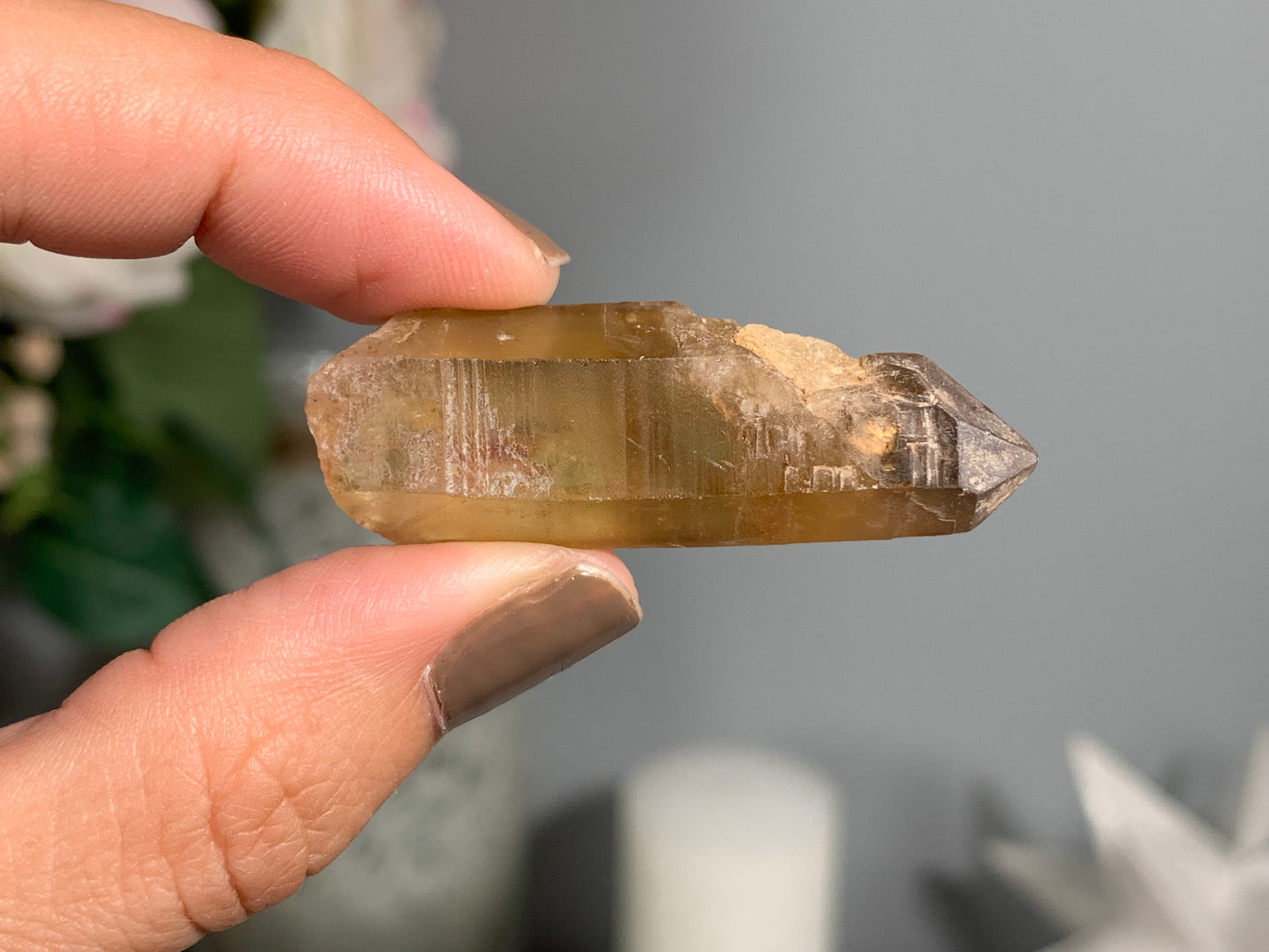 Congo Smoky Citrine Point (1.75", 45mm)