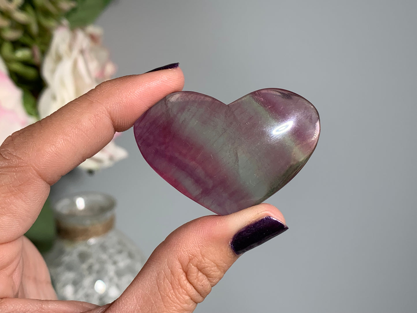 Small Fluorite Heart