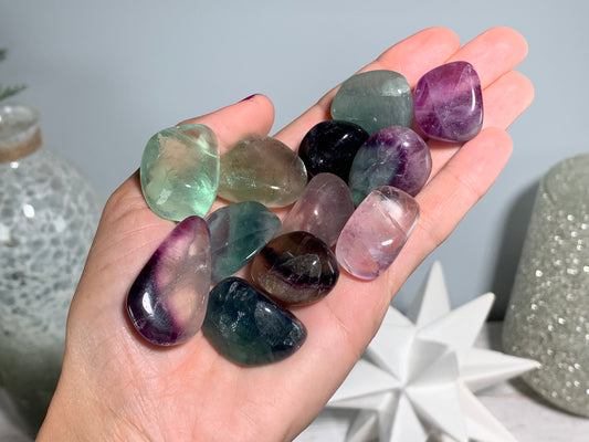 Tumbled Fluorite Medium