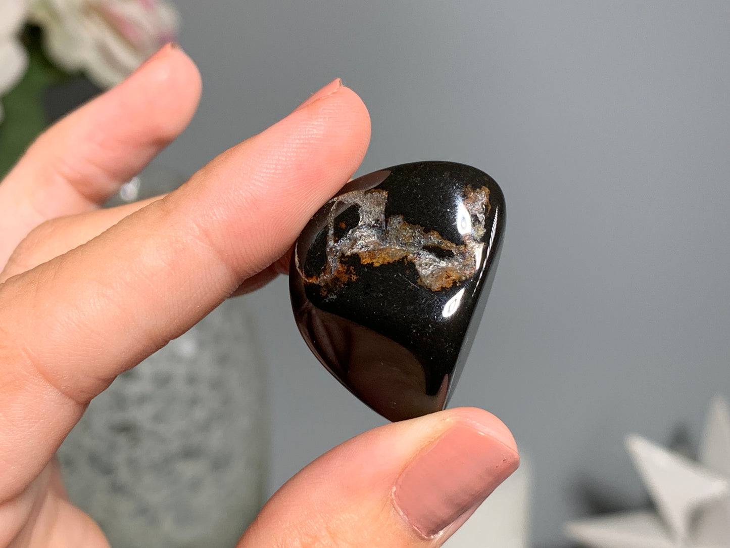 Tumbled Black Onyx