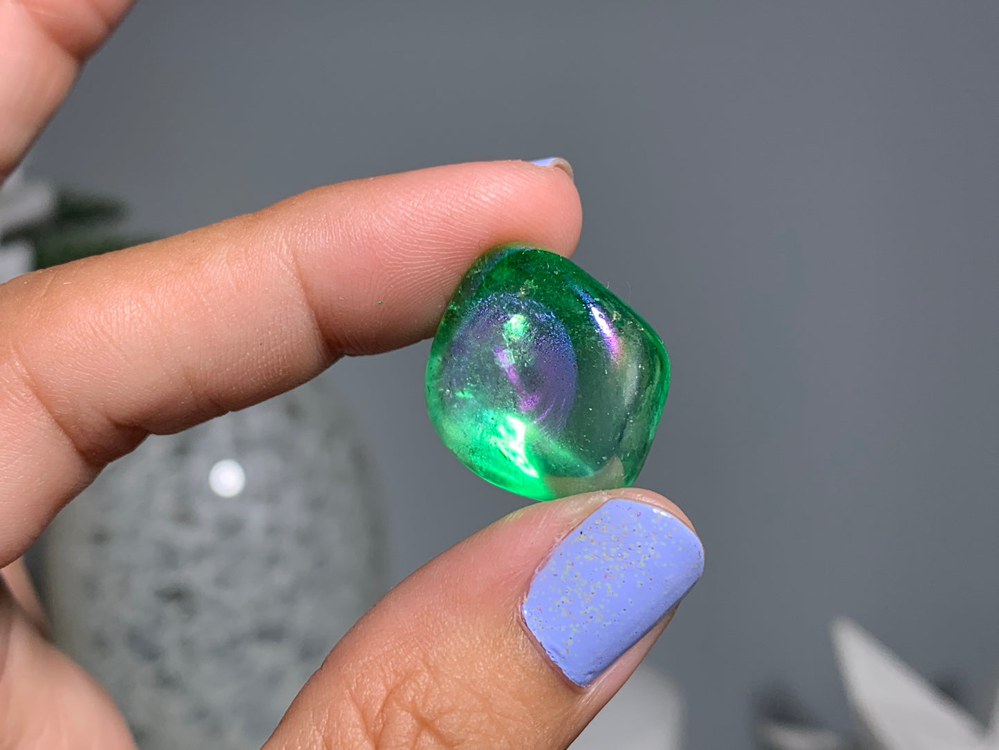 Tumbled Green Aura Quartz