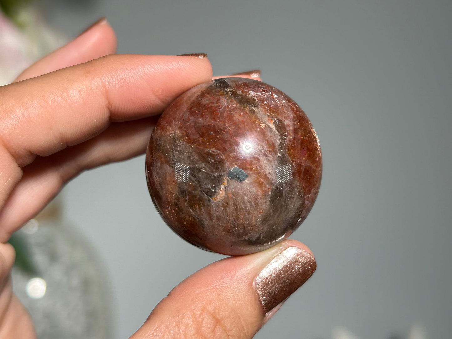 Confetti Sunstone Sphere (1.5", 36mm)