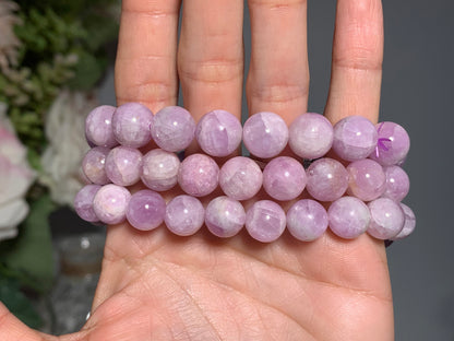10mm Purple Kunzite Bracelet