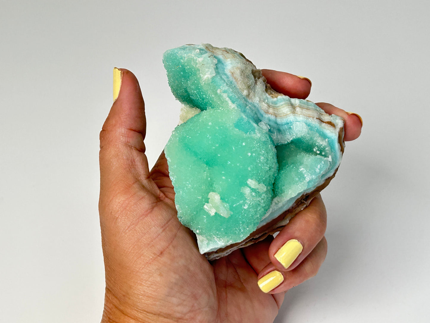 Natural Blue Aragonite (3.2", 80mm)