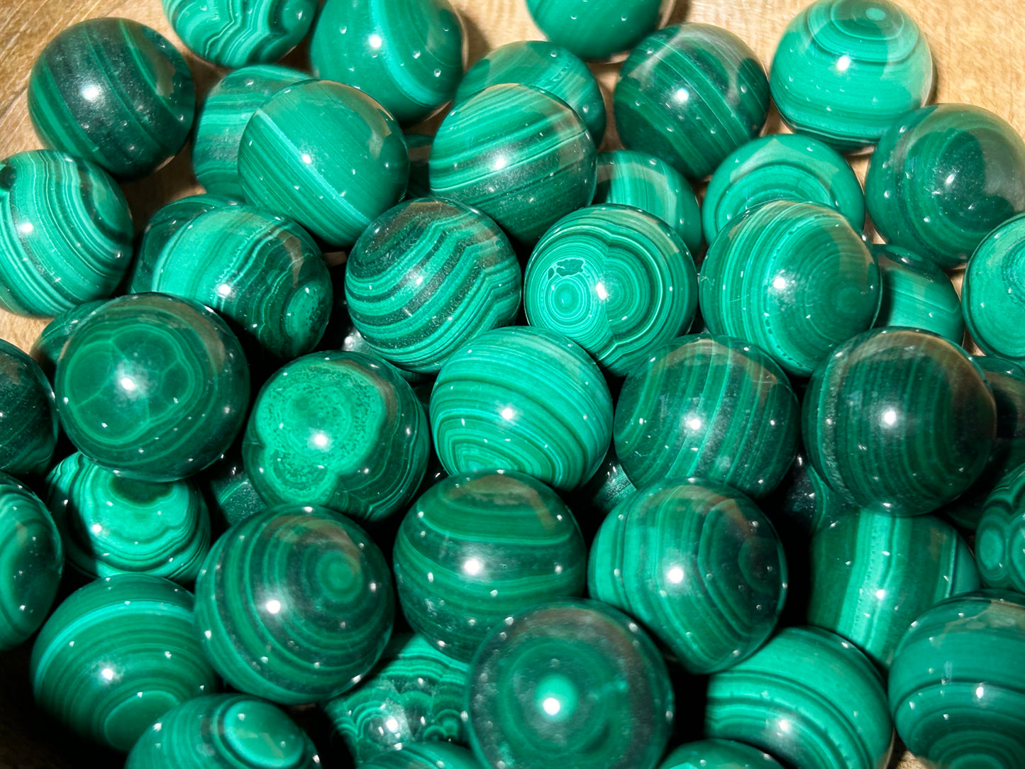 Mini Malachite Sphere