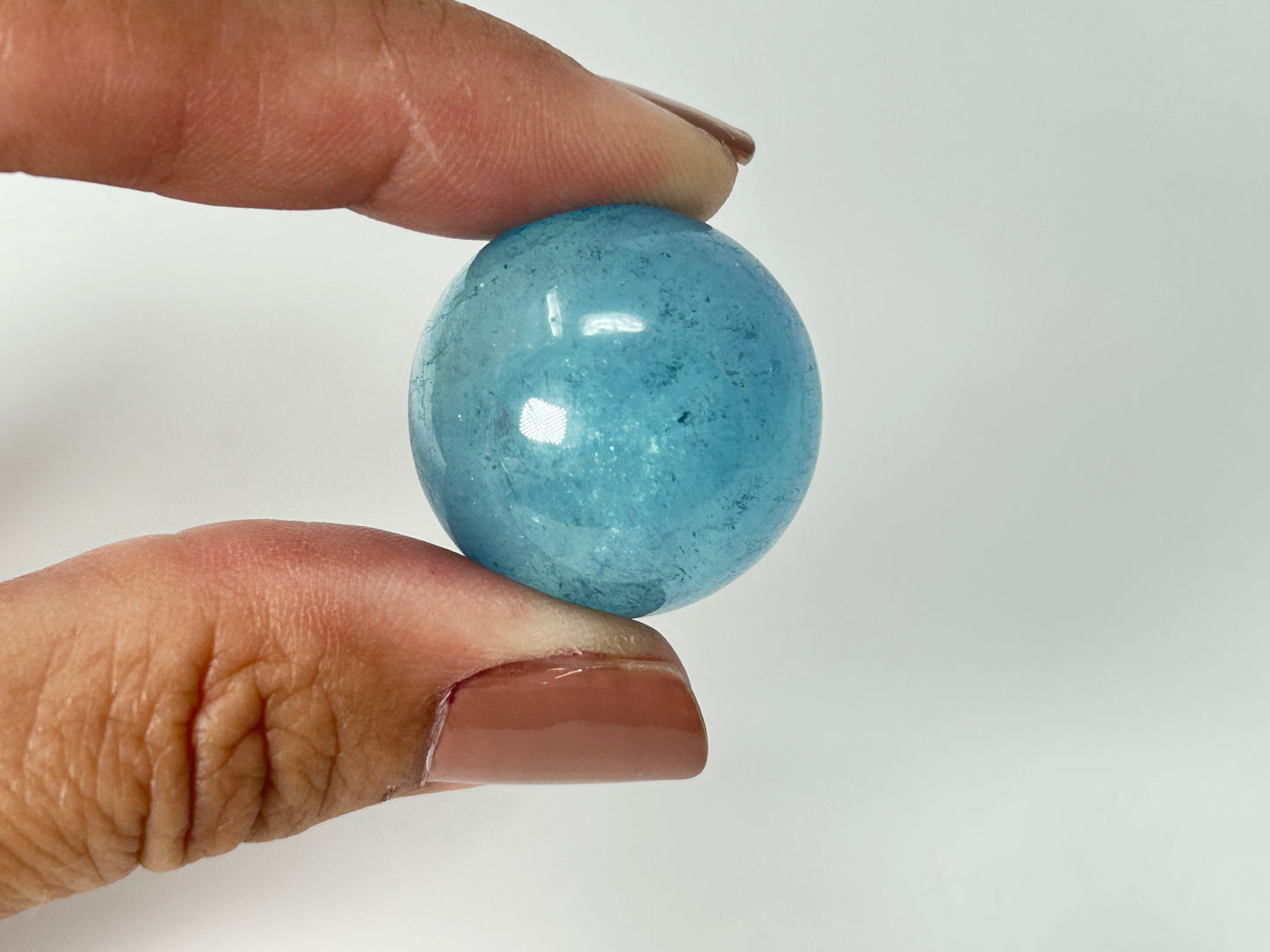 Aquamarine Sphere (0.9", 24mm)