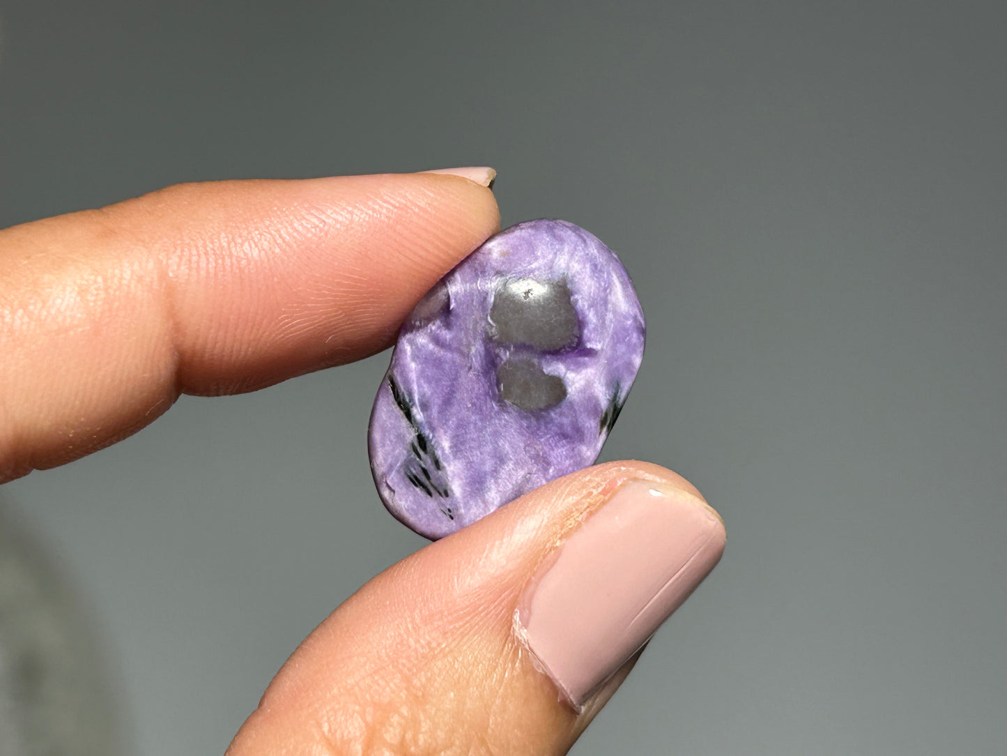 2pc Charoite Chips