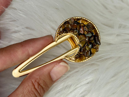 Crystal Moon Hair Clip